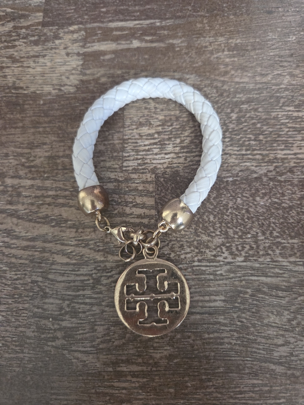 Tory Burch Braided Leather Bracelet